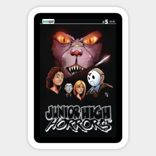 Junior High Horrors 5 Scream parody Sticker